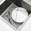 テーブルマット耐熱性シンク分割マット折りたたみシリコンサドルガラス製品プロテクターキッチンバスルームポットパン料理