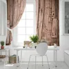 Cortina de tablones de madera, textura desgastada Retro, construcción, sala de estar, cortinas colgantes, balcón, cocina, estudio, tratamientos modernos para ventanas