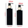 Vloeibare zeepdispenser 250 ml lotion fles shampoo voor badkamer goud dringende kop vierkant onder botteling 221207