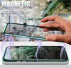 Case de tel￩fono de metal 360 para iPhone 12 Pro XS Max XR SE 8 7 6s m￡s cubierta de vidrio templado de doble cara para iPhone 11 Case5797909
