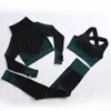 Yoga Outfits Naadloze Yoga Set Gym Fitness Kleding Vrouwen Yoga Pak Sportkleding Vrouwelijke Workout Leggings Top Sportkleding Trainingspak