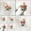 Pins Brooches 10Pcs Master Apron Lapel Pin Santa Masonic Christmas Badge Custom Enamel Metal Pins Brooch Mason Cartoon Xmas Men Dro Dhifl