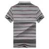 Męska koszula polo swobodne drukowanie haftowane polo męskie koszula biznesowe krótkie rękawie duża marka moda lapów