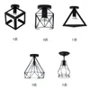 Taklampor kreativa enkel korridorlampa industriell j￤rnkonst form tyg t￤cker balkong bukt f￶nster sug h￤ngande trapphus