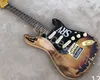 Lvybest SRV Handmade Cultural Relic Electric Guitar Alder Body Maple Neck Pure Retro Natural Color Neck And Inlay