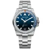 Agelocer New Men 's Automatic Watch 10ATM 방수 바다 블루 블루 자동 다이버의 스포츠 남자 손목 시계 reloj hombre 2022