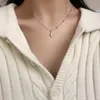 Chokers 925 Sterling Gümüş Zarif Yıldız Kolye Kolye Kadın Bohemian Klasik Vintage Doğum Günü Partisi Hediye Takı 221207