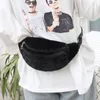 Waist Bags Faux Rabbit Fur Fanny Pack Women Plush Men Winter Bum Female Travel Hip Coins Phone Pouch Casual Chest 221208