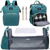 Diaper Bags Usb for Baby Boys Girls Backpack with Changing Station Foldable Travel Bed Large Capacity Waterproof 221208