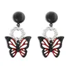 Vintage mode femmes décontracté creux papillon rond boucles d'oreilles Brincos Style coréen fête bijoux