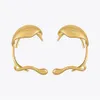 Polsino dell'orecchio ENFASHION Clip irregolare sugli anelli per le donne Gioelleria raffinata e alla moda Festa color oro Zirconi Pendientes Mujer E221386 221208