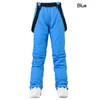 Skiing Pants Winter Waterproof Ski Bib Overalls Snowboarding Men And Women -30 Warm Windproof Snow Trousers AL013