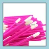 Other Household Sundries Other Household Sundries 50Pcs Set Disposable Brushes Lip Gloss Wands Applicator Makeup Cosmetic Tool Black Dhylq