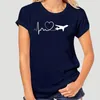 Men's T Shirts Funny Print Eat Sleep Travel Airplane Heartbeat Joke T-shirt Husband Casual Short Sleeve Cotton Streetwear Men 7271X