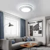Plafoniere Rotonde 30W Lampada da 15,7 pollici Montaggio a incasso LED moderno Temperatura bianco freddo per soggiorno in camera da letto