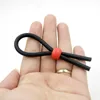 Cockrings sex toy Sex Toys Samox Réglable Pénis Anneau Corde pour Adultes Hommes Silicone Retard D'éjaculation Cock Scrotum Mâle Durable Cockring