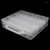 Nail Art Kits Pro 48 Lattice Polish Holder Display Container Organizer Storage Box för CA E74C