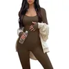 Mulheres Mumpsuits Designer 2023 Novo Slim Sexy Sexy Elastic Elastic Reis Filoso Bodysuit S￳lido Colo