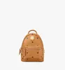 Luxury fashion Rivets Real leather backpack shoulder strap designer classic women men canvas handbag backpacks Stark Visetos School messenger style TO-quality