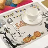 Table Mats Halloween 42 32Cm Décorations En Lin Pour La Maison Pad Sets De Table Decor Set