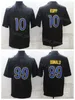 Men Football 10 Cooper Kupp Jerseys 99 Aaron Donald Hemp Gray Army Green Olive Salute to Service Team Color Purple White Beige Blue Black Vapor Color Rush Syched