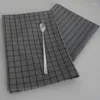 Table Napkin 37 6pcs/lot Cotton Napkins Home Kitchen Waffle Pattern Tea Towel Absorbent Dish Cleaning Towels