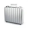 Boîtes à montres valise à bijoux multifonctionnelle Collection en alliage d'aluminium affichage transfert boîte secrète de protection