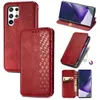 Wallet Phone Cases for Samsung Galaxy S23 S22 S21 S20 Note20 Ultra Note10 Plus Retro Fashion Magnetic Adsorption PU Leather Flip Stand Cover Case with Card Slots