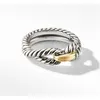 DY Ringen Twisted Vrouwen Gevlochten Designer Mannen Mode-sieraden voor Cross Klassieke Koperen Ring Draad Vintage X Engagement Anniversary Gift