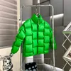 Plus Size Green Down Jacket Winter Luxury Classic Ladies Fashion Hip Hop Hat Print Outdoor Warm Ladies Stylist Coat Patchwork Stre1377123