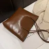 Umhängetaschen Vintage 3 Stück / Handtaschen Tote für Frauen Große Kapazität A4 Arbeit Weibliche PU-Leder Shopper Damen Set Big 2022Schulter