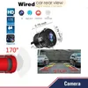 Telecamera per retromarcia per auto Visione notturna per retromarcia Monitor per parcheggio automatico CCD Video HD impermeabile Ampio angolo di visione