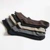 Männer Socken 5 Packs Kleidung Winter Dicke Warme Gekämmte Baumwolle Lange Röhre Männlichen Harajuku Off WhiteSokken Busines Meias Masculino