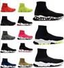 2022 Top Quality Speed Trainer Socks shoes for men& women Triple black white red Casual shoes Fashion Designer Sneakers ankle boot