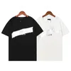 21ss Дизайнерские мужские футболки Грудь с ламинированным принтом с коротким рукавом High Street Размер S-XXL