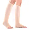 Men's Socks 2022 Women Men Unisex Open Toe Knee High Leg Support Warmer Relief Outdoor Stockings