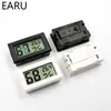 Mini Digital LCD Auto Carro Pet Term￴metro de umidade Medidor de temperatura Sensor Termostato Higr￴metro Termost￴metro Term￴metro Term￴metro