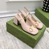 Designer-Schuhe mit Slingback-Absatz, Damensandalen, Slingback-Pumps mit klobigem Blockabsatz, quadratische Zehenpartie, Slip-on-Pumps für Damen, Kitten-Heels, schwarz, weiß, rosa, bequemer Damenschuh