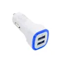 Universal Led Light Car Charger Dual Ports USB Car Vehicle Portable Power Adapter 5V 1A Accessories