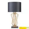 Modern Table Lamp for Living Room Bedroom Contemporary Desk light Bedside Lamp Metal Plating Table Design Home Decoration