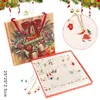 Kerstdecoraties Kalender 2022 Meisjes sieraden ketting oorbellen DIY hanger drop ornamenten