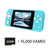 POWKIDDY Q90 Game Players 3 Inch IPS Screen Handheld Console Dual Open System Game Console 16 Simulators Retro PS1 Kids Gift 3D Games