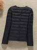 여자 다운 파카 파카 경량 패딩 자켓 여성용 재킷 스프링 칼라리스 초경중 퀼트 코트 여성 따뜻한 겨울 다운 코트 조명 221208