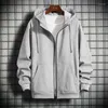 Capuz de capuz masculino Cardigan Hooded suéter três cores roupas casuais opcionais cor sólida cor unissex Método é