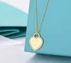 Designer Luxo Full Diamond Love Colar feminino A￧o inoxid￡vel Casal de ouro quadrado de pendente de pesco￧o J￳ias de joalheria Presente Acess￳rios de namorada