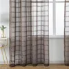 Curtain Pastoral Style Dirty Mesh Embroidered Window Screen Finished Custom Translucent Partition For Living Dining Room Bedroom