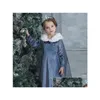 Girl'S Dresses Baby Girls Dress Winter Children Frozen Princess Kids Party Costume Halloween Cosplay Clothing Mdt 001 Drop Delivery Dhnpo