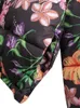 여자 다운 파카 ZXQJ 여성 패션 두꺼운 따뜻한 인쇄면 패딩 재킷 코트 빈티지 긴 슬리브 전면 지퍼 여성 외부웨어 스트리트 웨아 221208