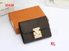 Portfety projektantów torebki mody krótkie portfel zippy monogramy klasyczne zamek błyskawiczny kieszonkowy torebka moneta zip 3043#SI
