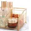 Aufbewahrungsboxen transparente Make-up-Box staubdichten Pinselschmuck Lippenstift Organizer Schönheit